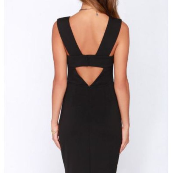 Dreams black midi dress - Picture 2 of 7